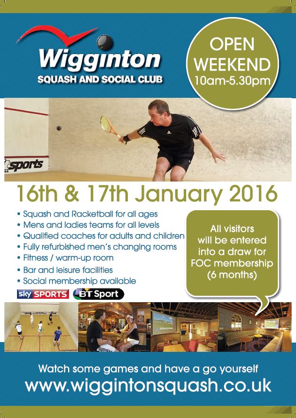 Open Weekend January 2016